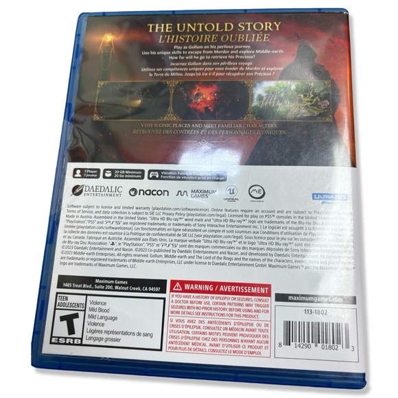 PS5 Gollum Game - Picture 2 of 3